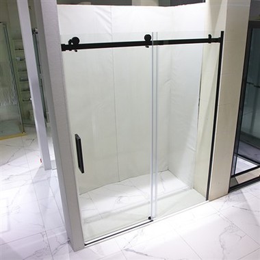 Pintu Kaca Kamar Mandi Hitam