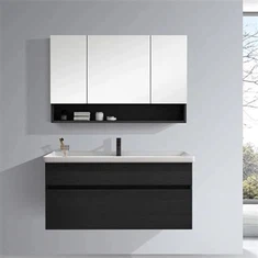 Kabinet Kesombongan Kayu Lapis Hitam