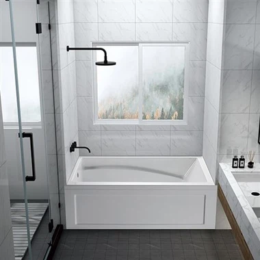 Bak mandi celemek putih rok