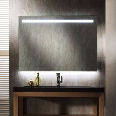 Cermin riasan LED dengan Bluetooth