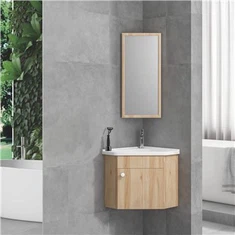Lemari kamar mandi sudut