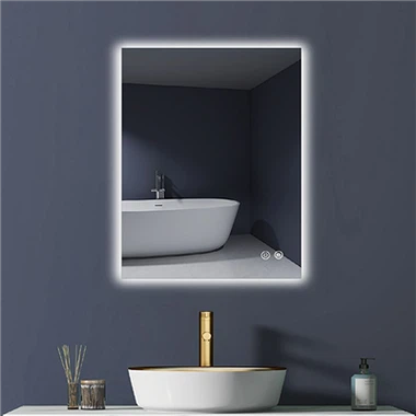 Cermin kamar mandi yang diterangi